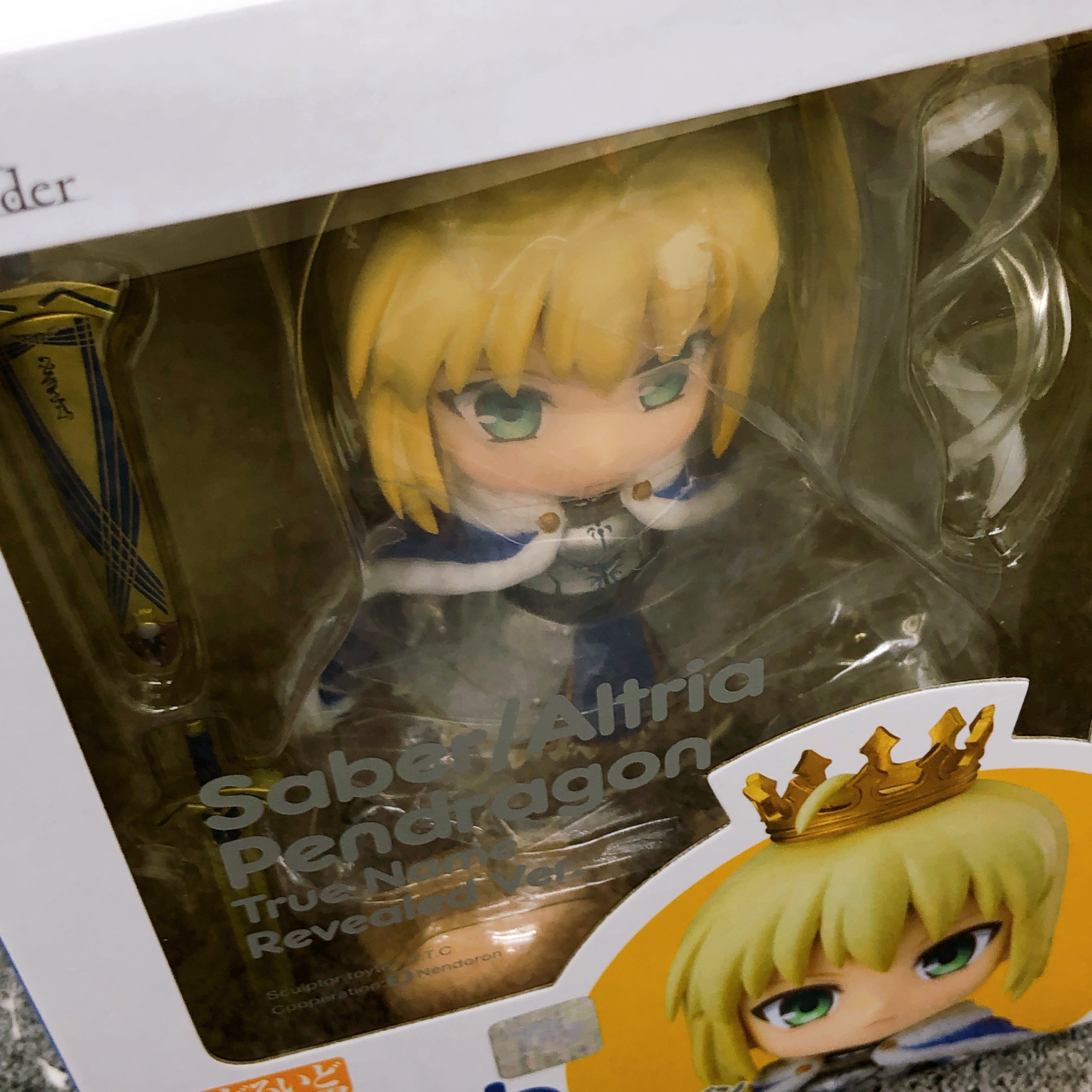 Fate Grand Order Saber Altria Pendragon True Name Revealed Nendoroid 600b Figure