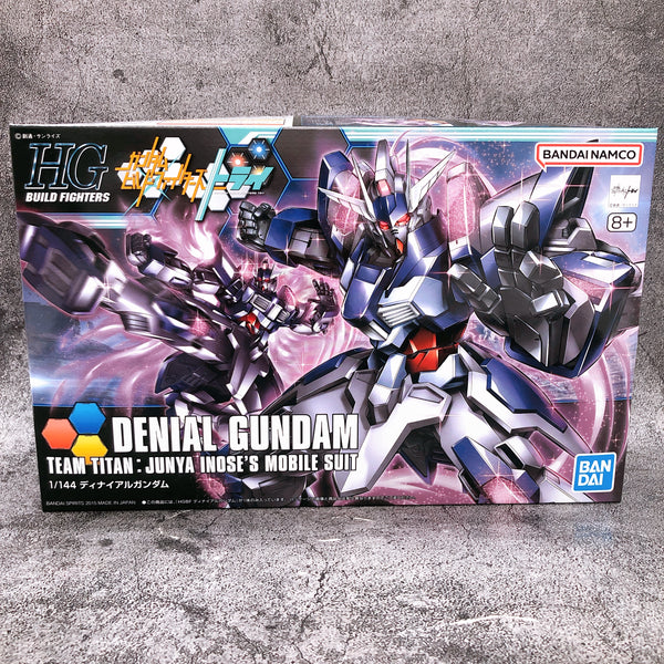 HGBF 1/144 Denial Gundam Gundam Build Fighters Try Model Kit Bandai Japan NEW