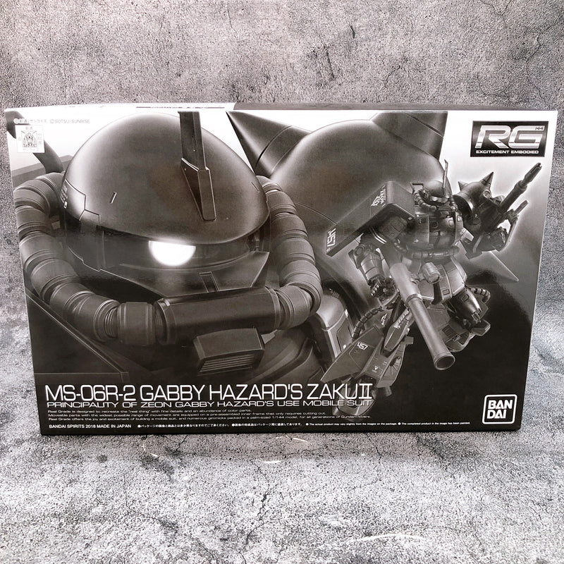 RG 1/144 MS-06R-2 Gabby Hazard Zaku II Model Kit Premium Bandai NEW FASTSHIP