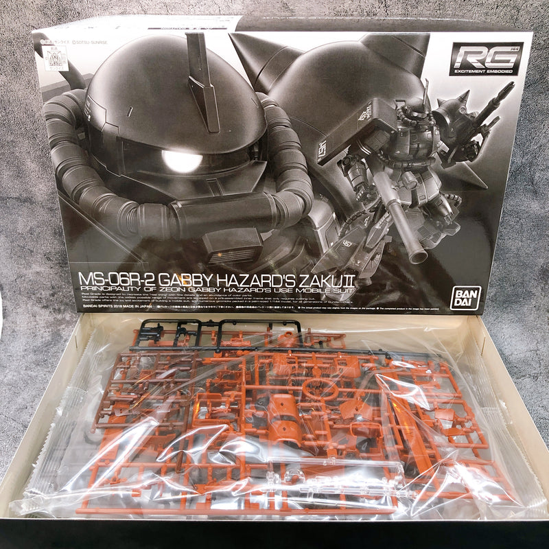 RG 1/144 MS-06R-2 Gabby Hazard Zaku II Model Kit Premium Bandai NEW FASTSHIP