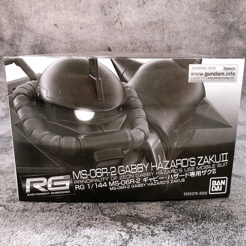 RG 1/144 MS-06R-2 Gabby Hazard Zaku II Model Kit Premium Bandai NEW FASTSHIP