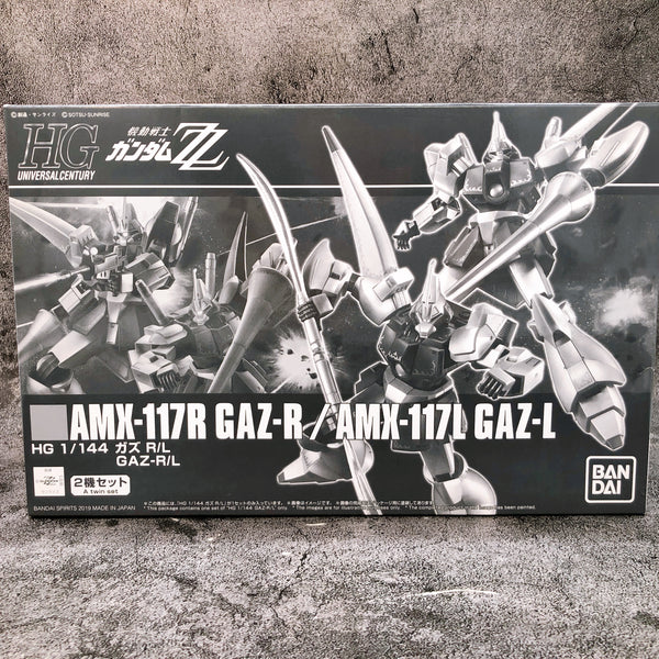 ガンプラ 1/144 HG AMX-117R/AMX-117L ガズR/Lセット REVIEW P-Bandai HGUC 1/144 AMX-117R GAZ-R / AMX-117L GAZ-L