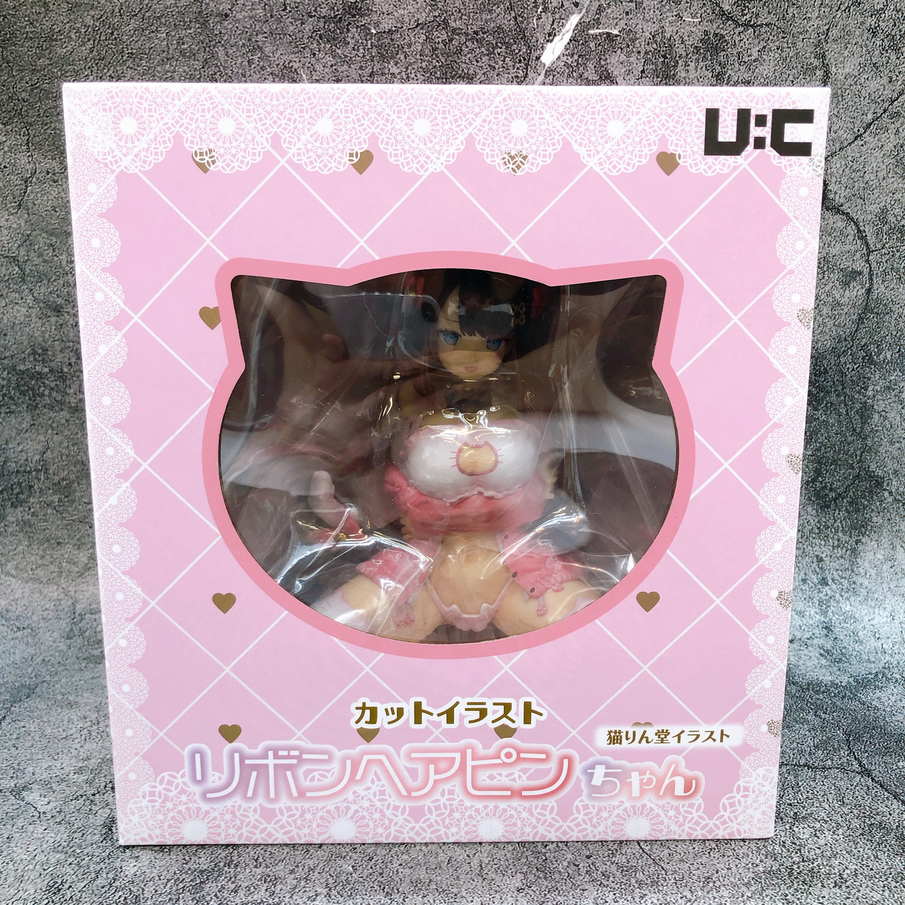 Ribbon Hairpin-chan Figure Union Creative Japan Katto Nekorindou Illustration