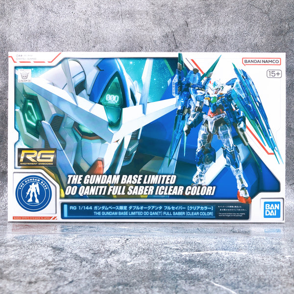 RG 1/144 00 Qan[T] Full Saber Clear Color Limited Model Kit Bandai NEW