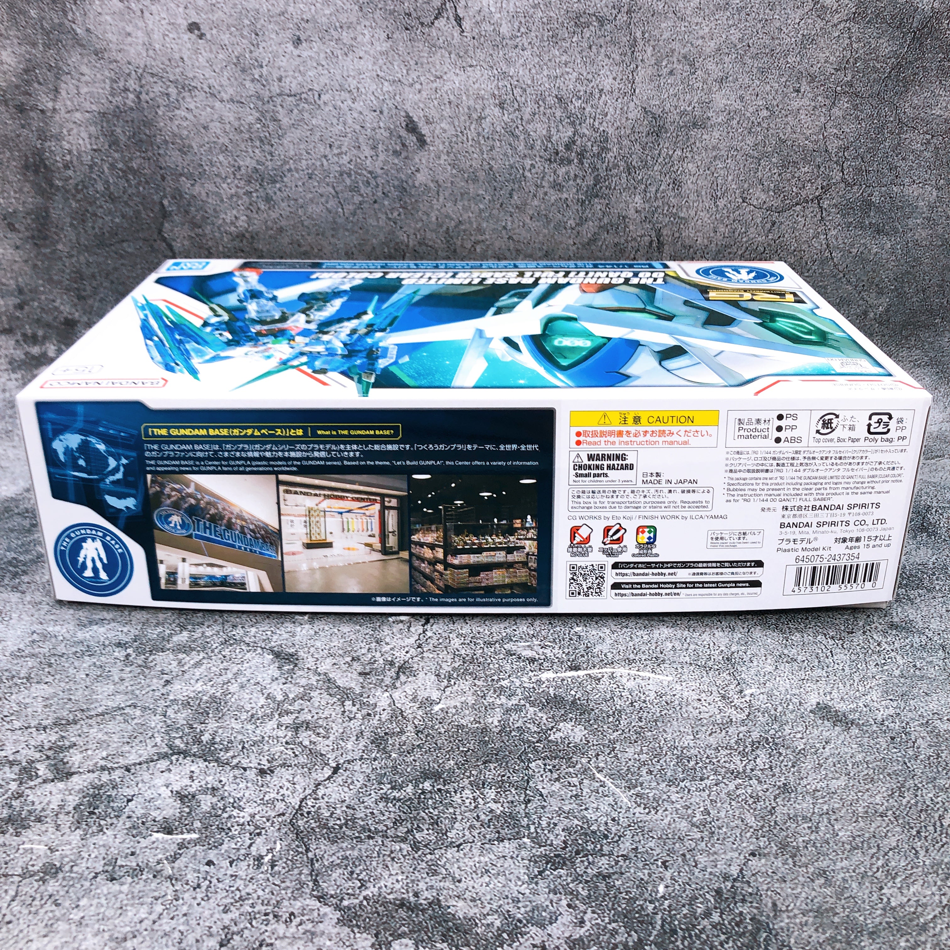 RG 1/144 00 Qan[T] Full Saber Clear Color Limited Model Kit Bandai NEW FASTSHIP