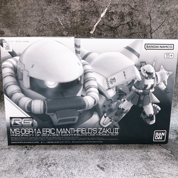 RG 1/144 Eric Manthfield Zaku II MS-06R-1A Model Kit Premium Bandai Ja