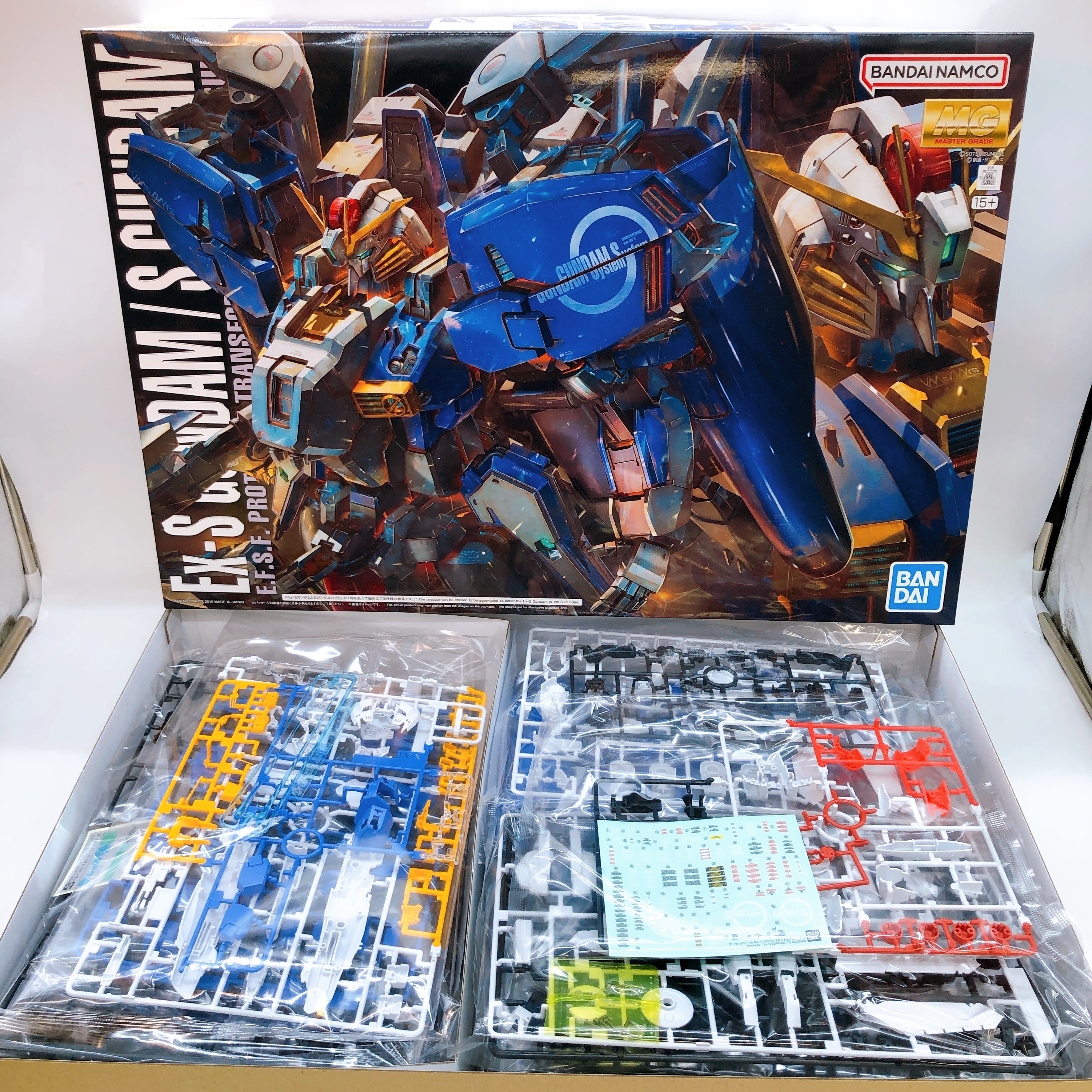MG 1/100 Ex-S Gundam / S Gundam Gundam Sentinel Model Kit 15+ Bandai Japan NEW