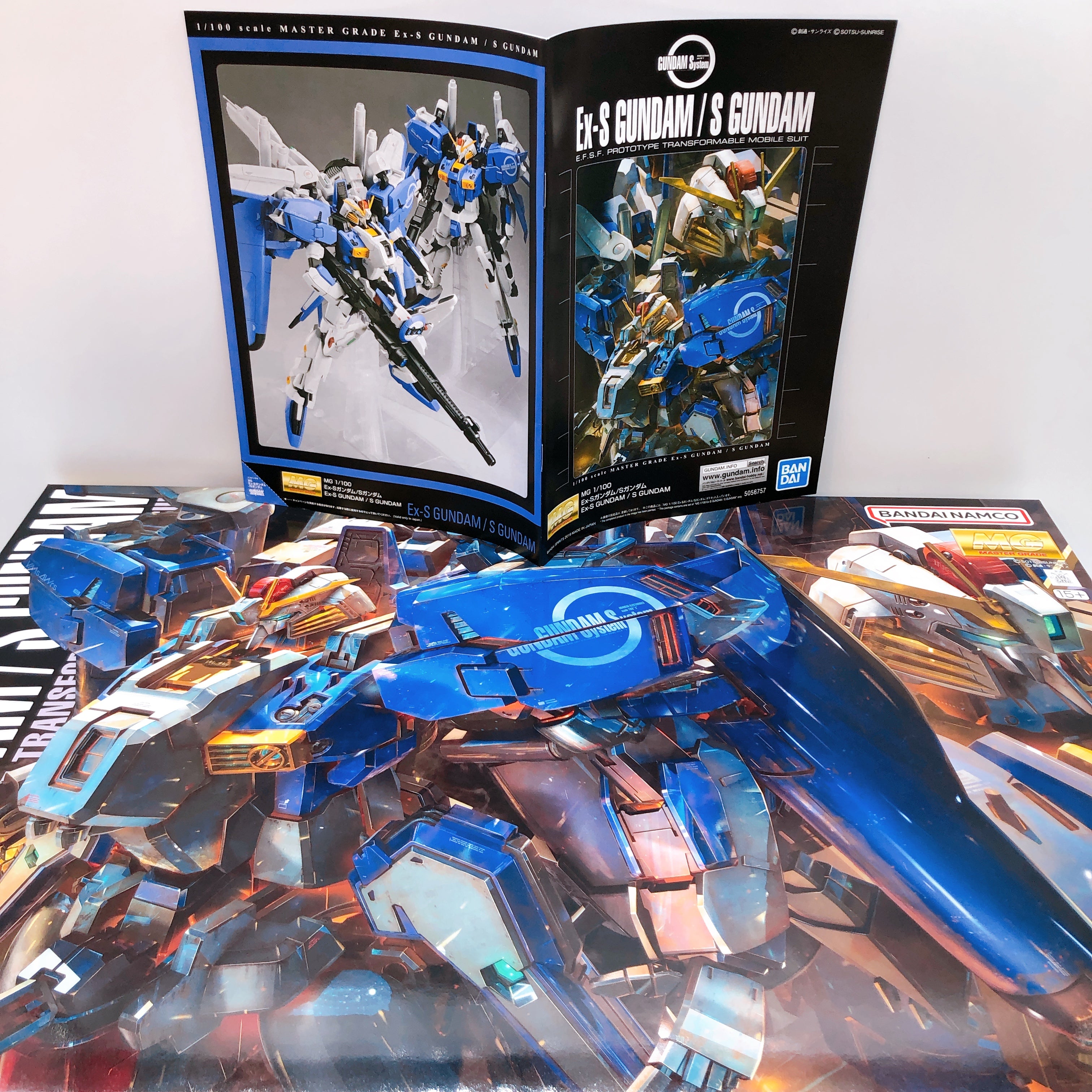 MG 1/100 Ex-S Gundam / S Gundam Gundam Sentinel Model Kit 15+ Bandai Japan NEW