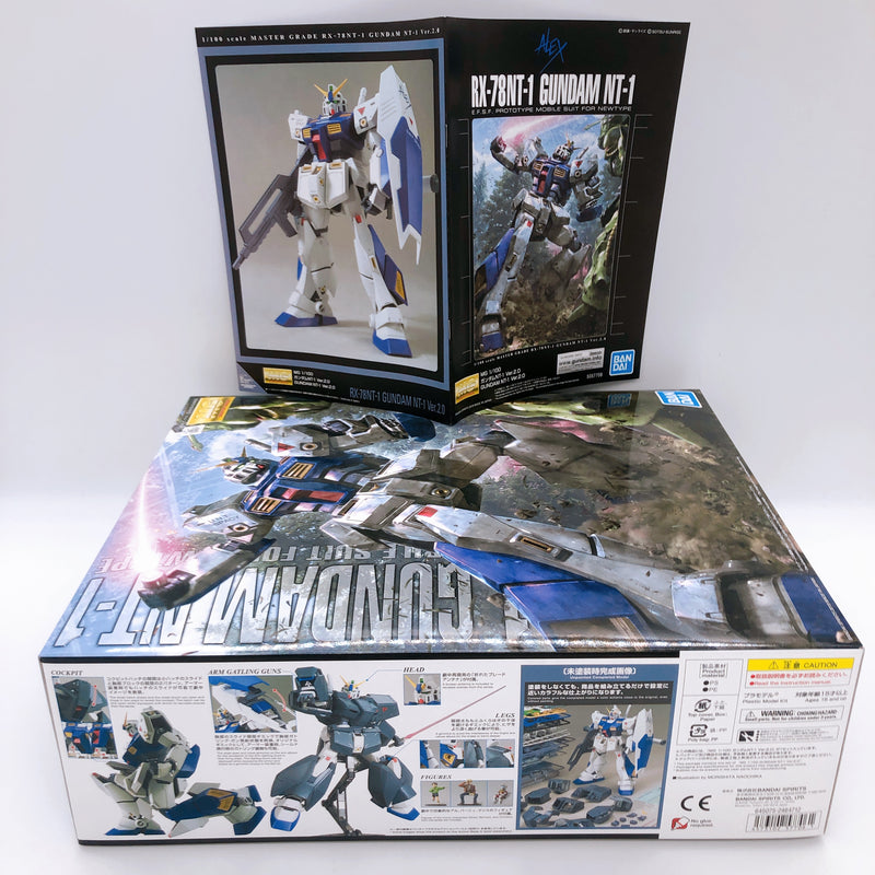 MG 1/100 RX-78 NT-1 Gundam NT-1 Ver.2.0 Gunpla Model Kit Bandai NEW FASTSHIP