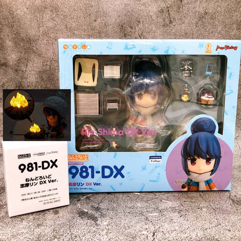 (w/Bonus) Yuru Camp Rin Shima Nendoroid 981 DX Ver. Action Figure Laid-Back Camp