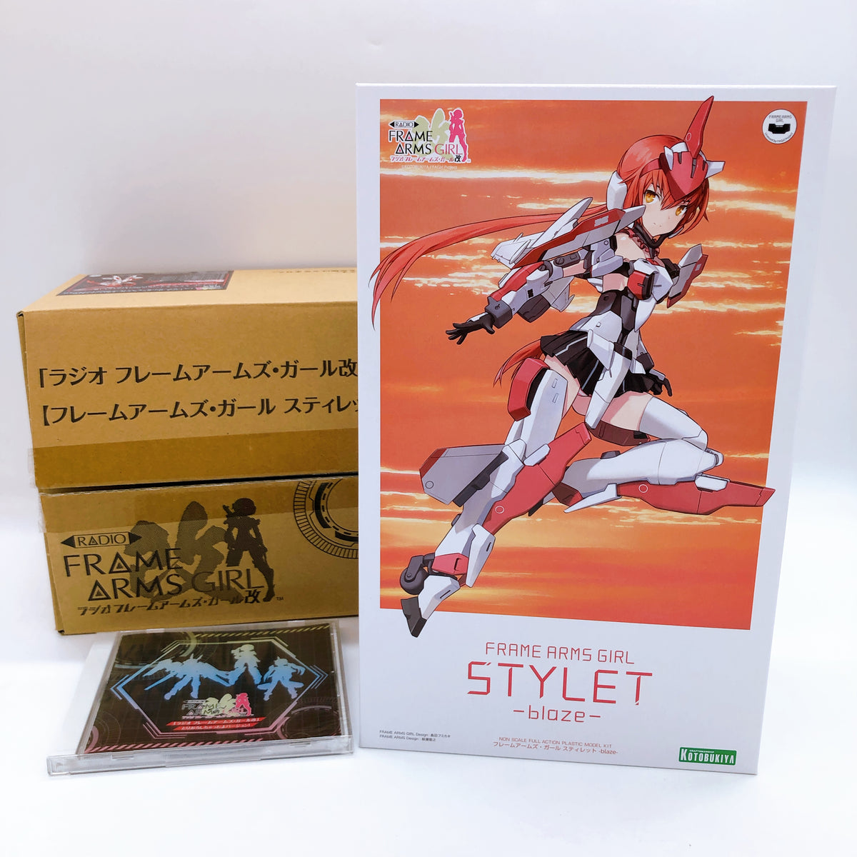Frame Arms Girl Stiletto Blaze with Special CD Limited Kit 15+ KOTOBUKIYA Japan