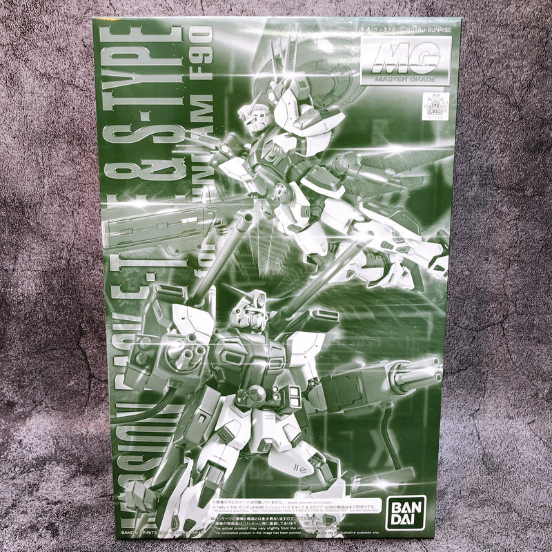 MG 1/100 Gundam F90 Mission Pack E Type & S Type Model Kit Premium Bandai NEW