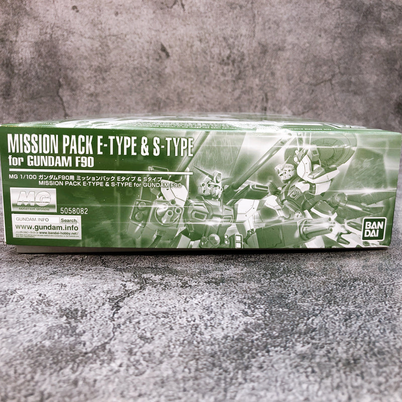 MG 1/100 Gundam F90 Mission Pack E Type & S Type Model Kit Premium Bandai NEW