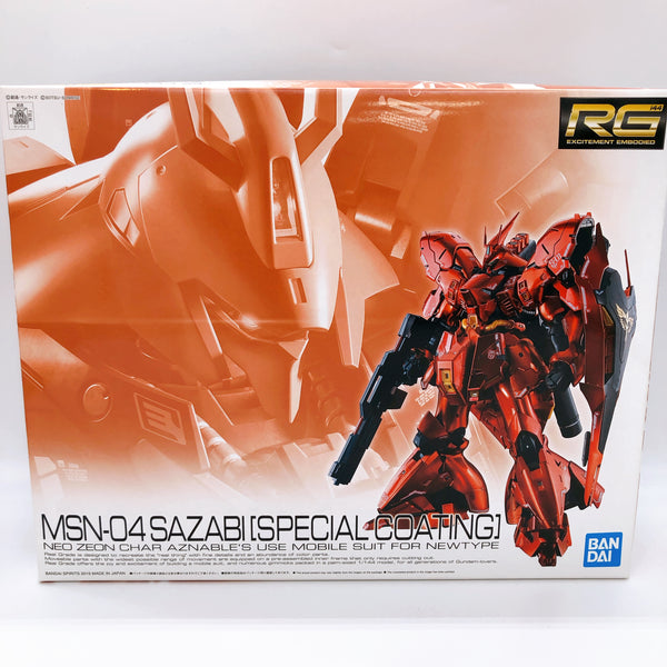 RG 1/144 MSN-04 Sazabi Special Coating Gunpla Model Kit Premium Bandai Japan NEW