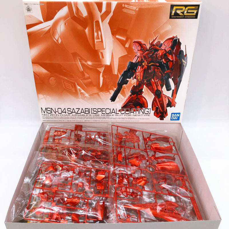 RG 1/144 MSN-04 Sazabi Special Coating Gunpla Model Kit Premium Bandai Japan NEW