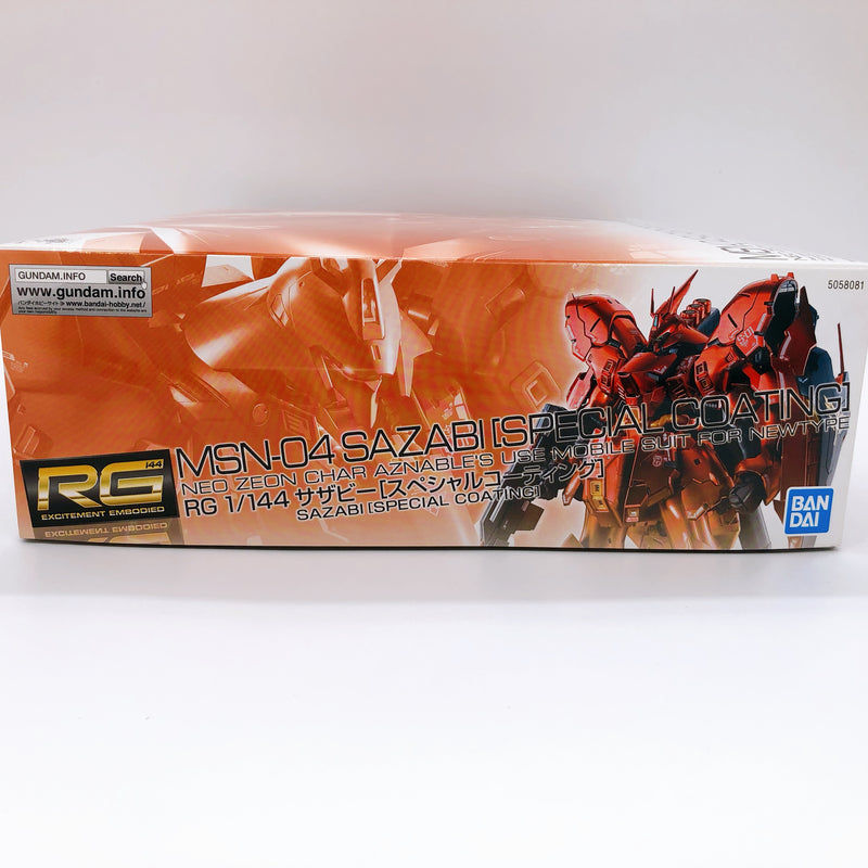 RG 1/144 MSN-04 Sazabi Special Coating Gunpla Model Kit Premium Bandai Japan NEW