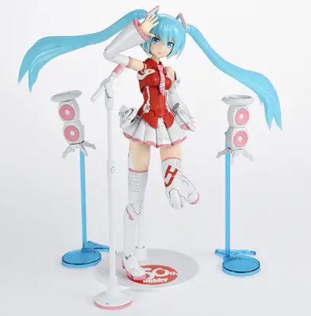 Frame Music Girl Hatsune Miku HJ50th Ver Non Scale Full Action Plastic Model Kit