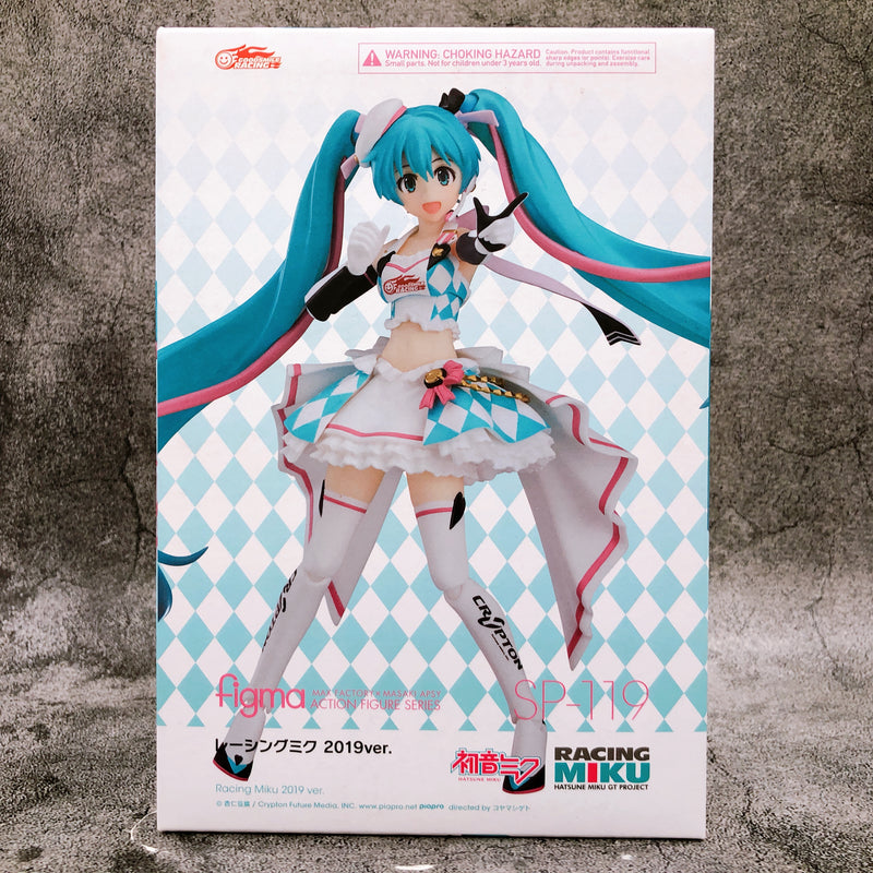 Racing Hatsune Miku 2019 ver. Figma SP-119 Action Figure Good Smile Japan Sealed