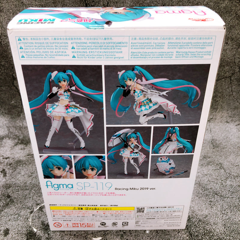 Racing Hatsune Miku 2019 ver. Figma SP-119 Action Figure Good Smile Japan Sealed