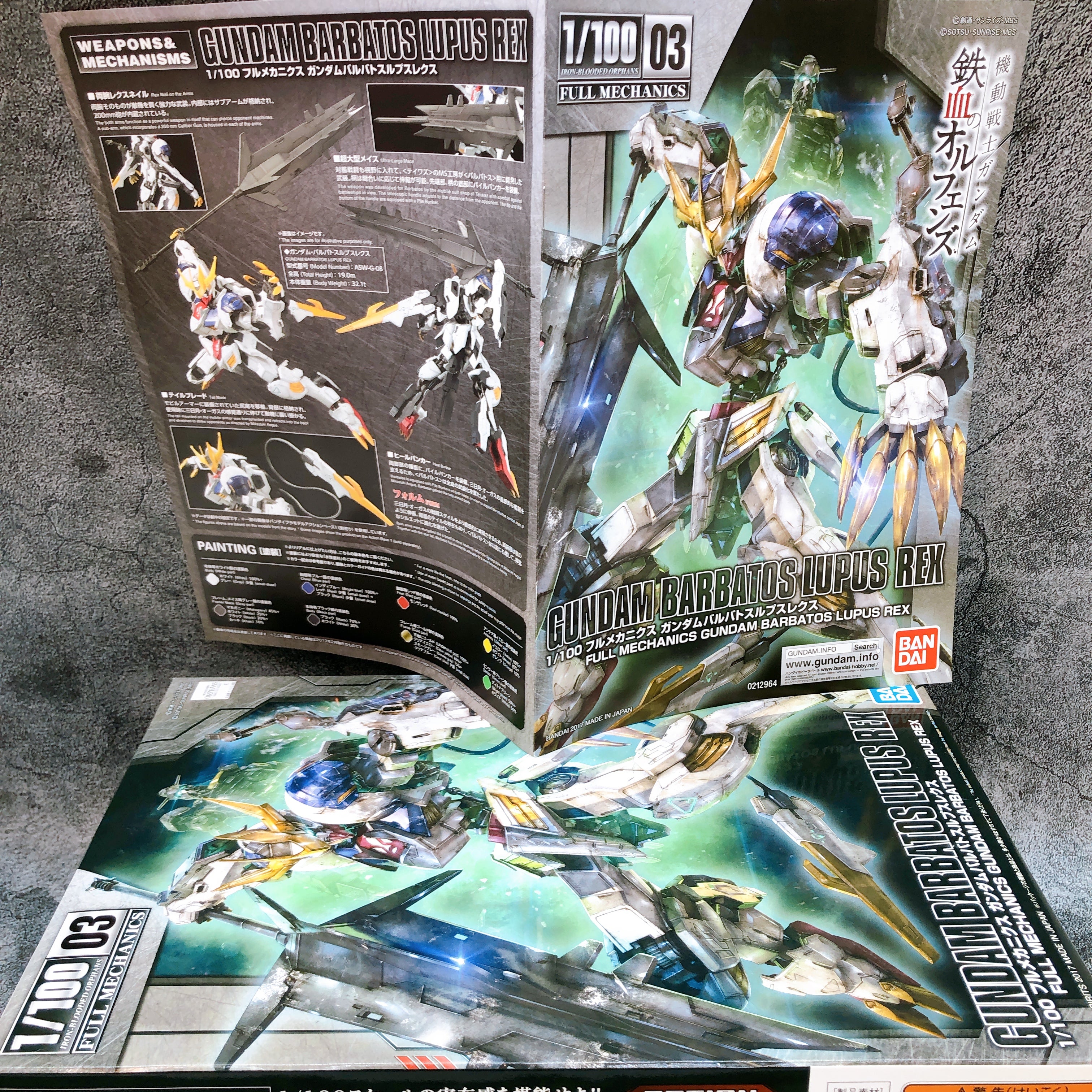 FULL MECHANICS 1/100 Gundam Barbatos Lupus Rex Model Kit Bandai Japan FASTSHIP