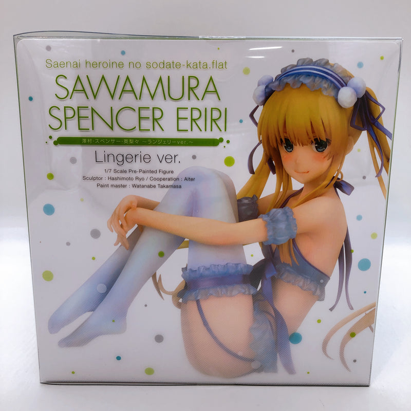 ANIPLEX Saekano Eriri Spencer Sawamura Lingerie Ver. 1/7 Scale PVC Figure NEW