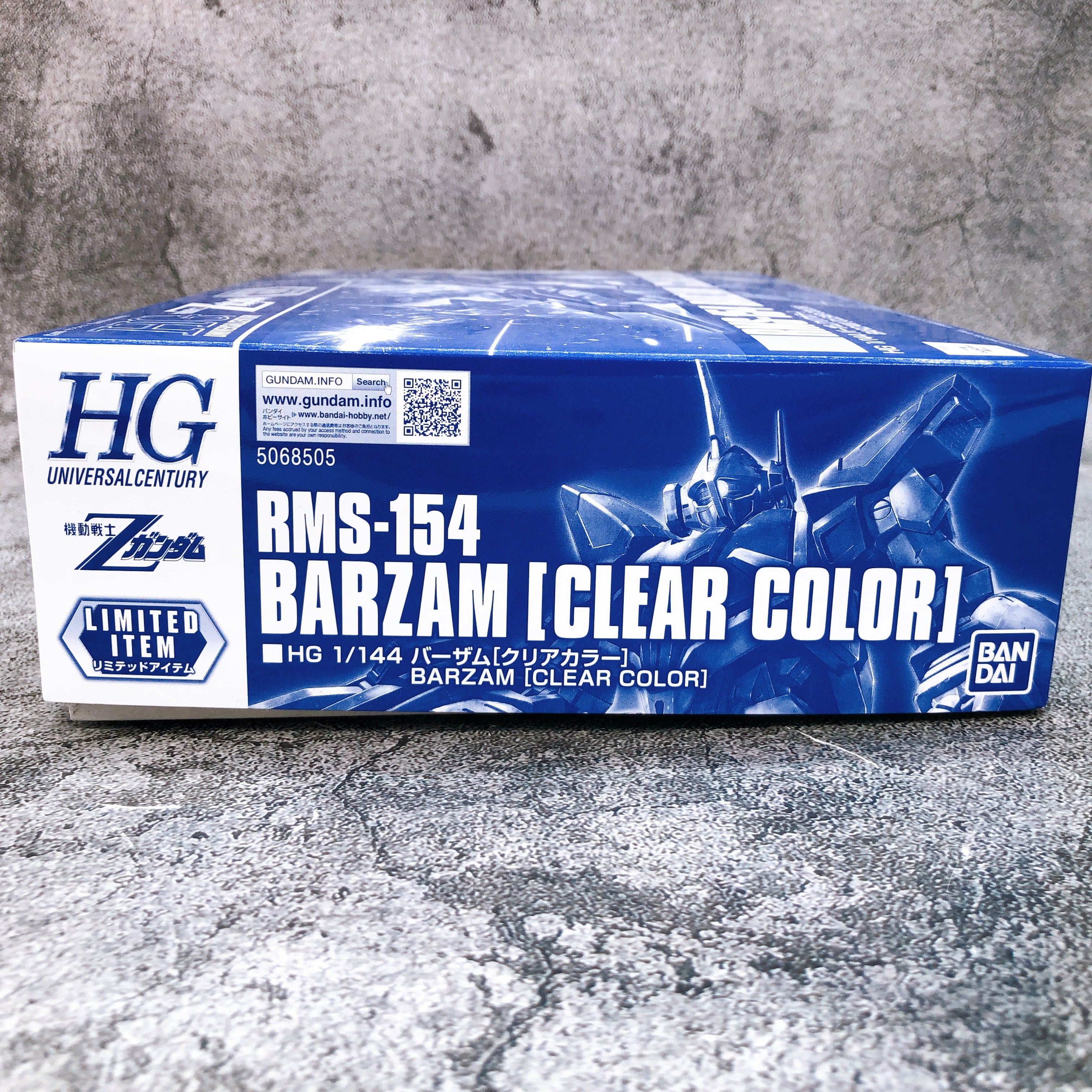 HG 1/144 Barzam Clear Color RMS-154 Limited Model Kit Bandai Japan NEW FASTSHIP