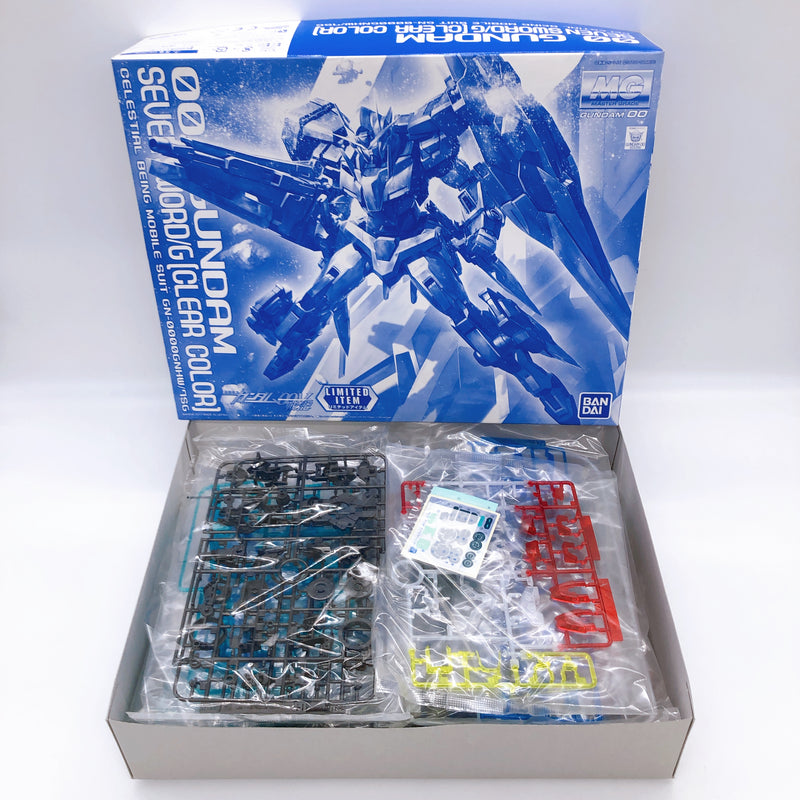 MG 1/100 00 Gundam Seven Sword/G Clear Color Model Kit Premium Bandai Japan NEW