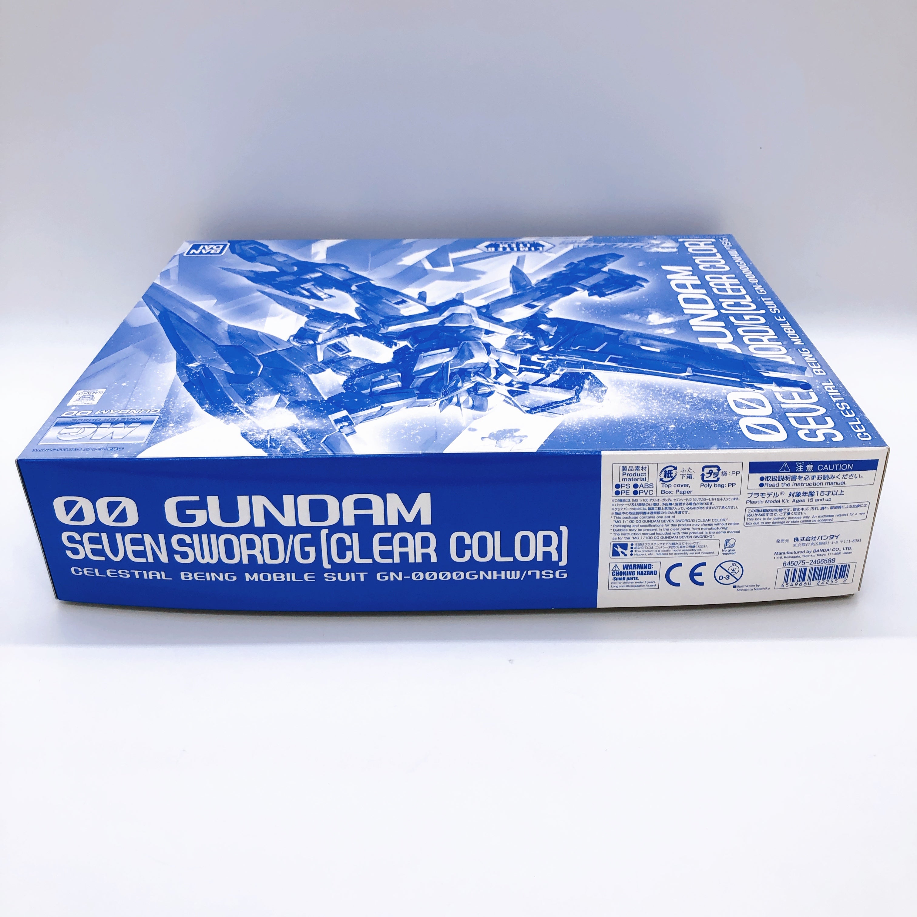 MG 1/100 00 Gundam Seven Sword/G Clear Color Model Kit Premium Bandai