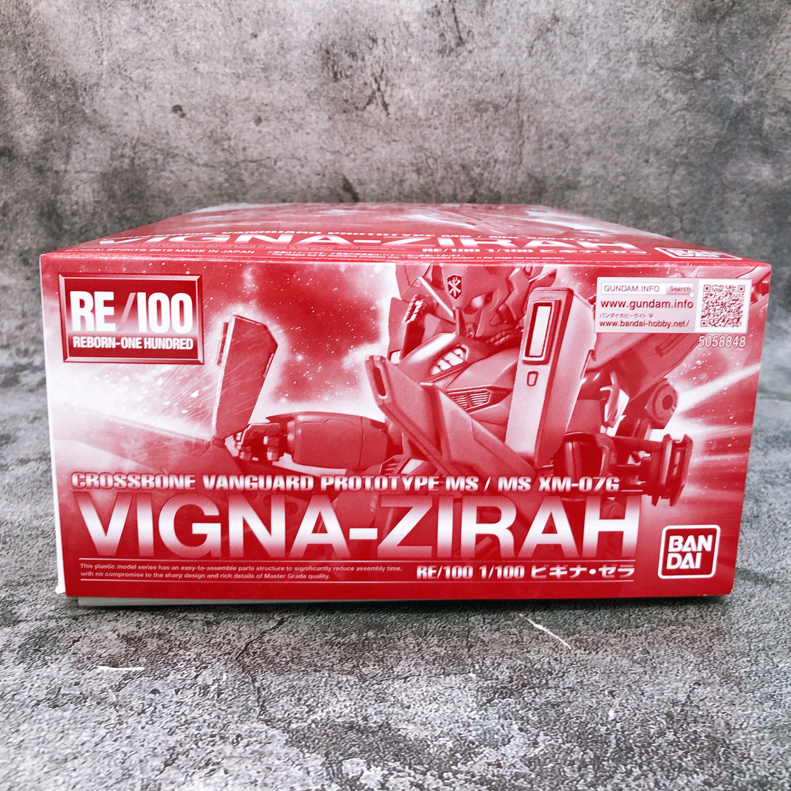 RE/100 1/100 VIGNA-ZIRAH XM-07G Gunpla Model Kit Premium Bandai Japan FASTSHIP