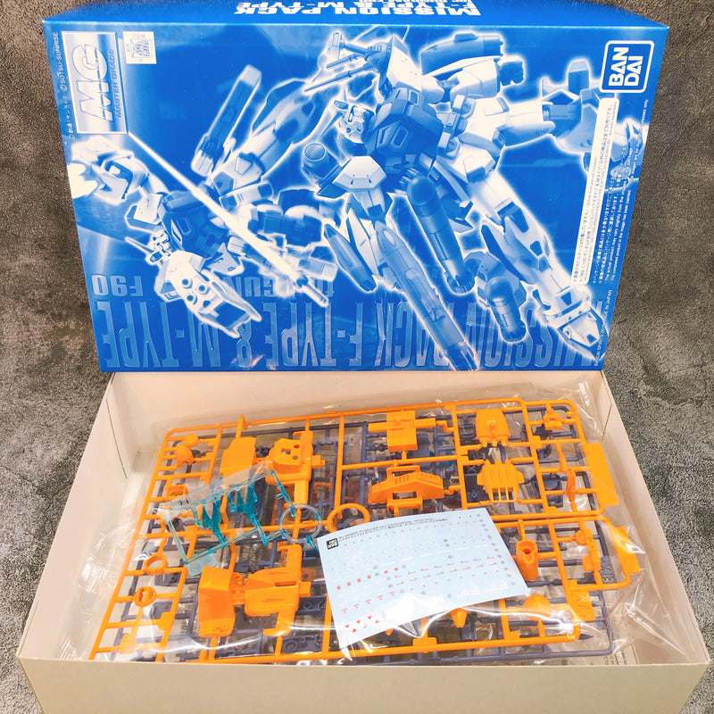 MG 1/100 Gundam F90 Mission Pack F Type & M Type Model Kit Premium Bandai NEW