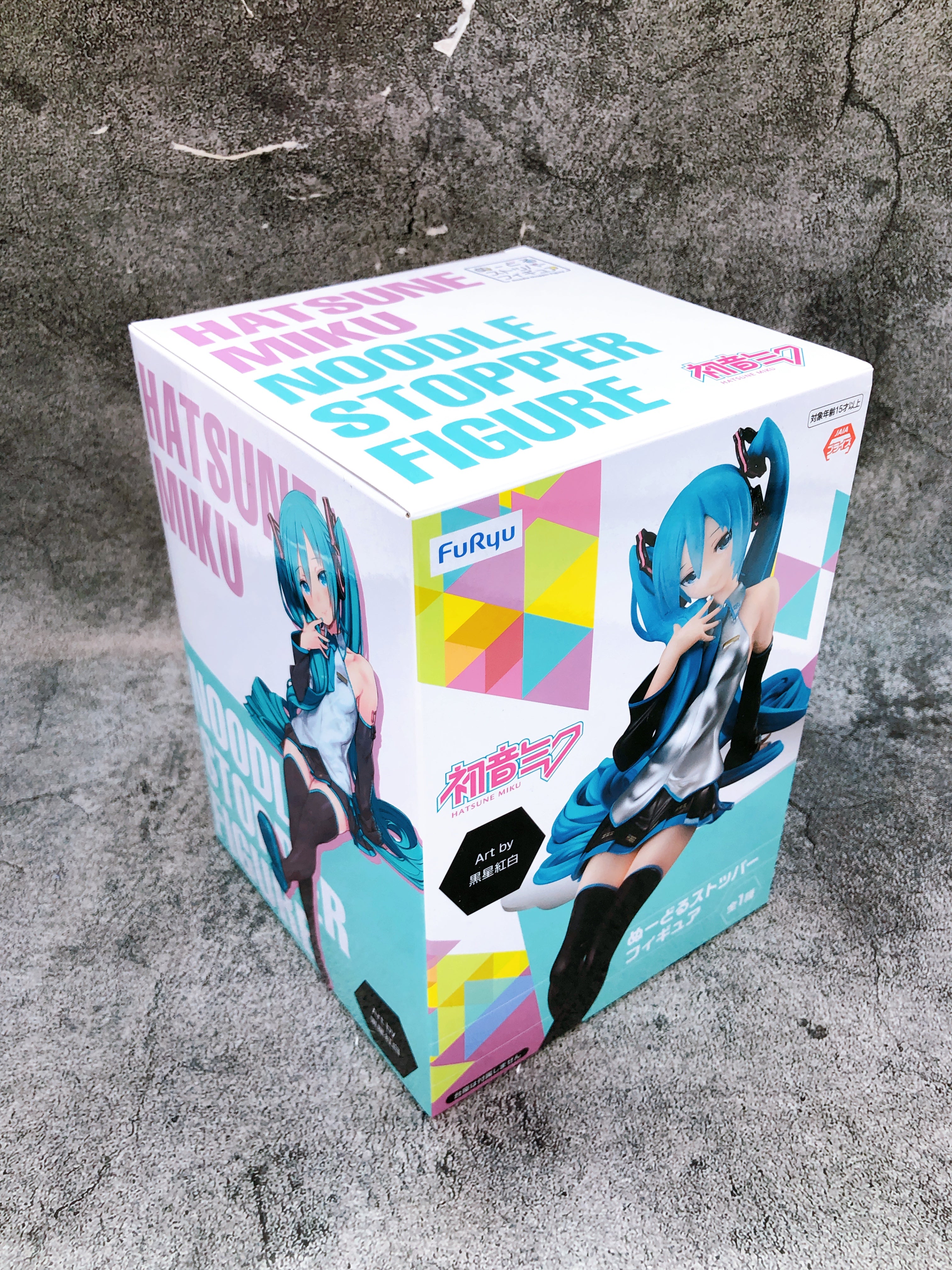 Hatsune Miku Noodle Stopper Figure FuRyu Japan AUTHENTIC FASTSHIP