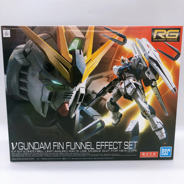 RG 1/100 Nu Gundam Fin Funnel Effect Set Limited Model Kit Bandai Japan NEW