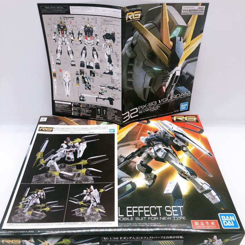 RG 1/100 Nu Gundam Fin Funnel Effect Set Limited Model Kit Bandai Japan NEW