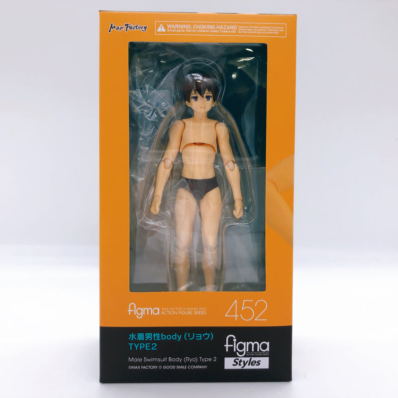 figma Styles 452 Male Swimsuit Body Ryo Type 2 Action Figure Max Factory Sealed