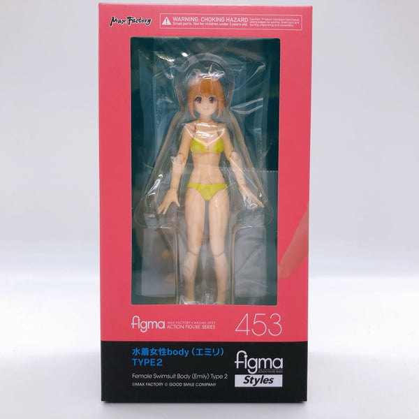 figma Styles 453 Female Swimsuit Body Emily Type 2 Action Figure Max Factory NEW