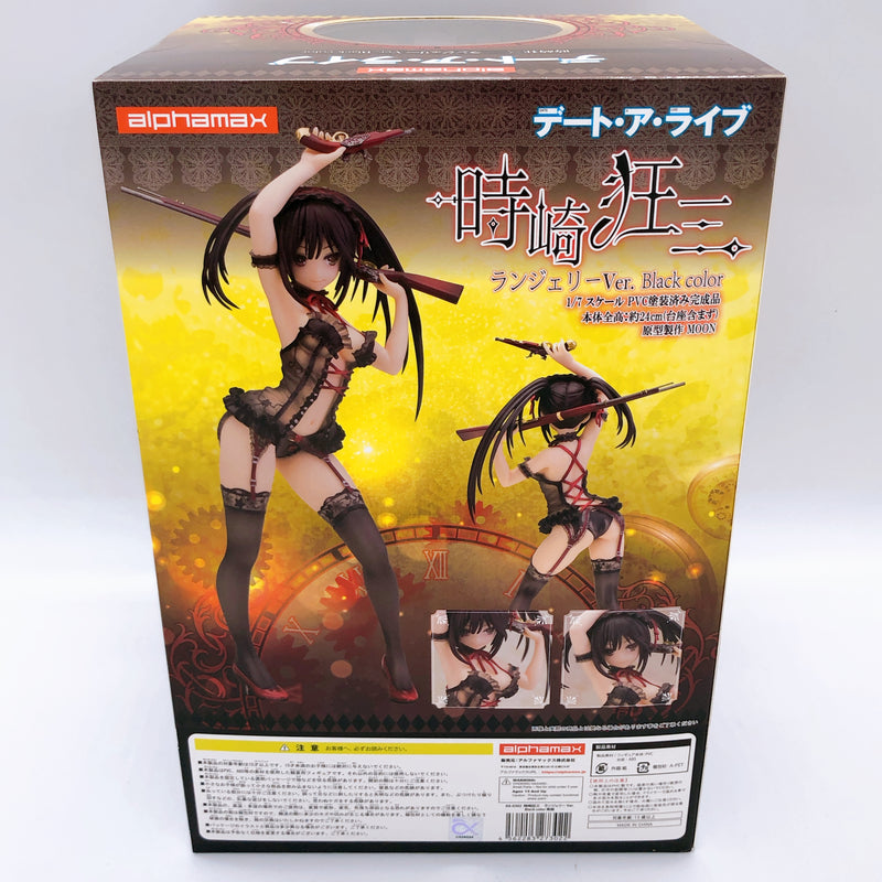 Alphamax Date A Live Kurumi Tokisaki Lingerie Black Color 1/7 PVC Figure NEW