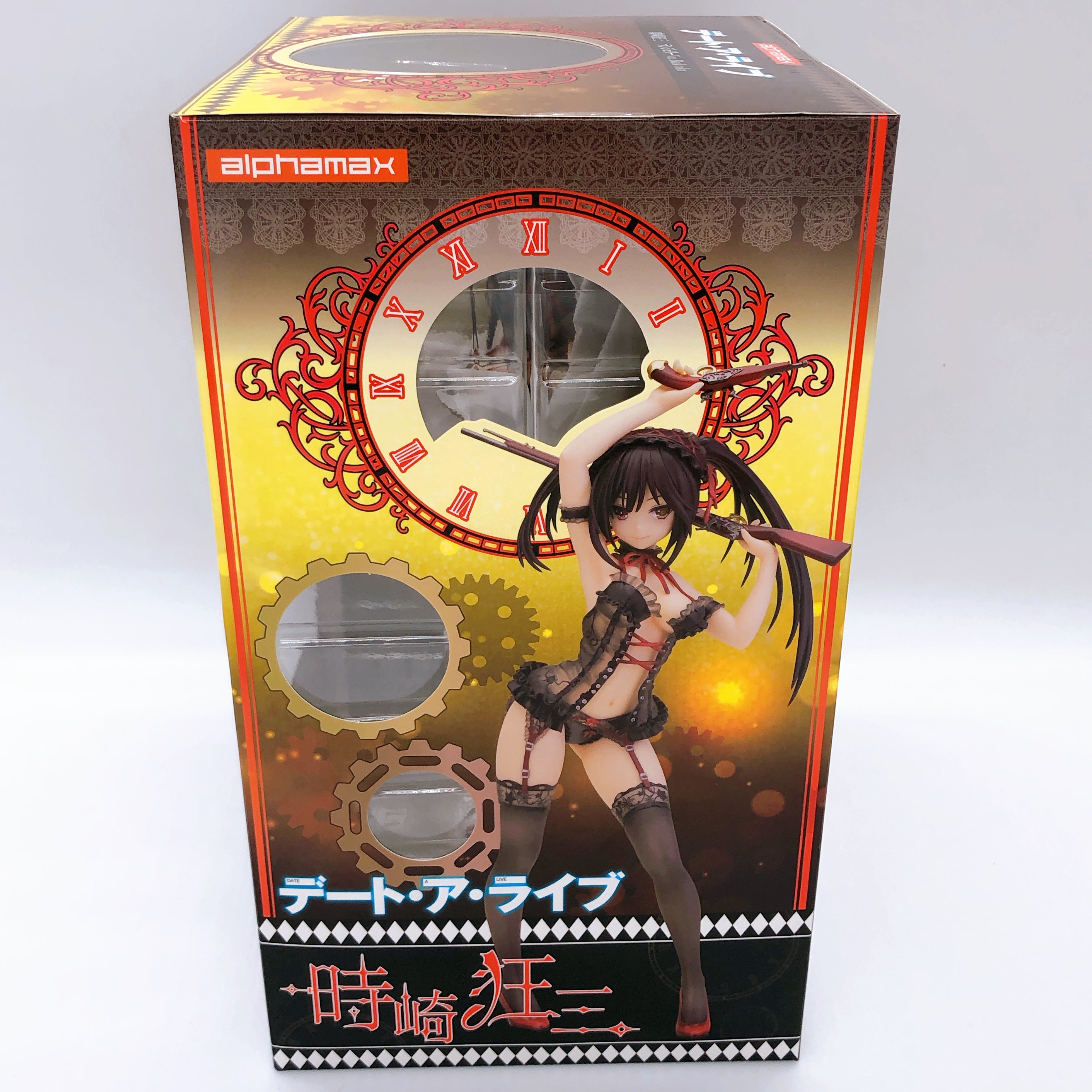 Alphamax Date A Live Kurumi Tokisaki Lingerie Black Color 1/7 PVC Figu
