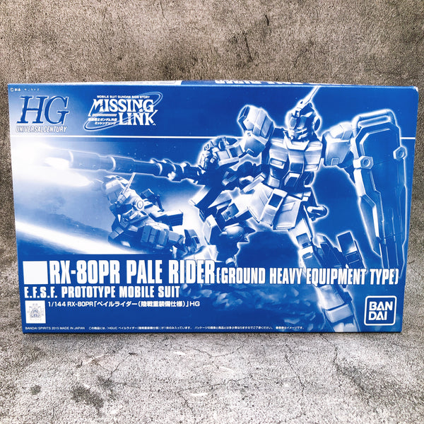 HGUC 1/144 RX-80PR Pale Rider Ground Heavy Equipment Type Kit Premium Bandai NEW