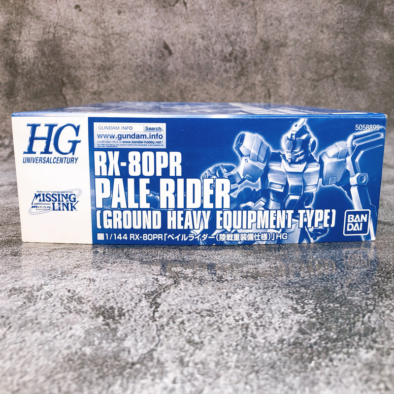 HGUC 1/144 RX-80PR Pale Rider Ground Heavy Equipment Type Kit Premium Bandai NEW