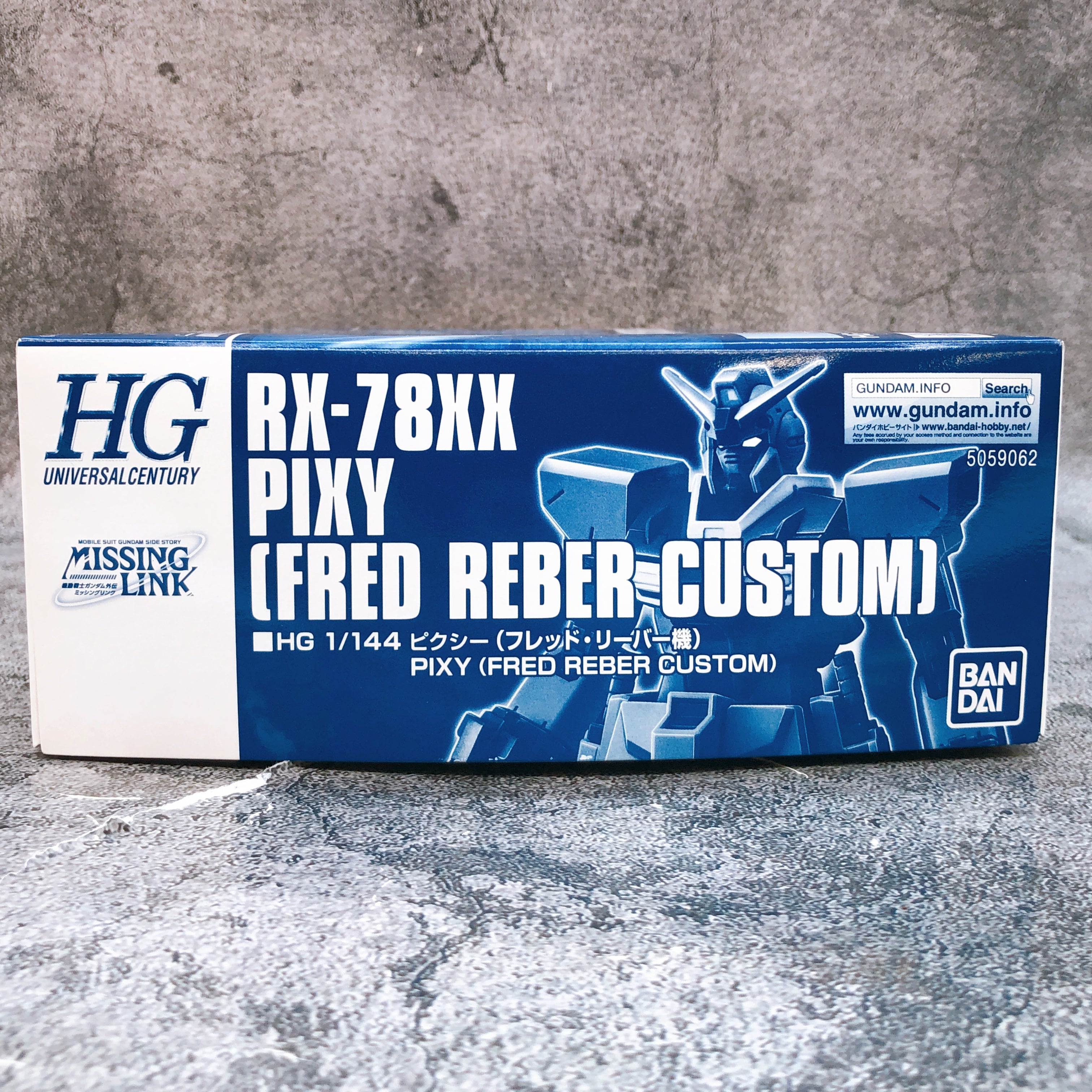 HG 1/144 Pixy Fred Reber Custom RX-78XX Gundam Model Kit 15+ Premium Bandai NEW