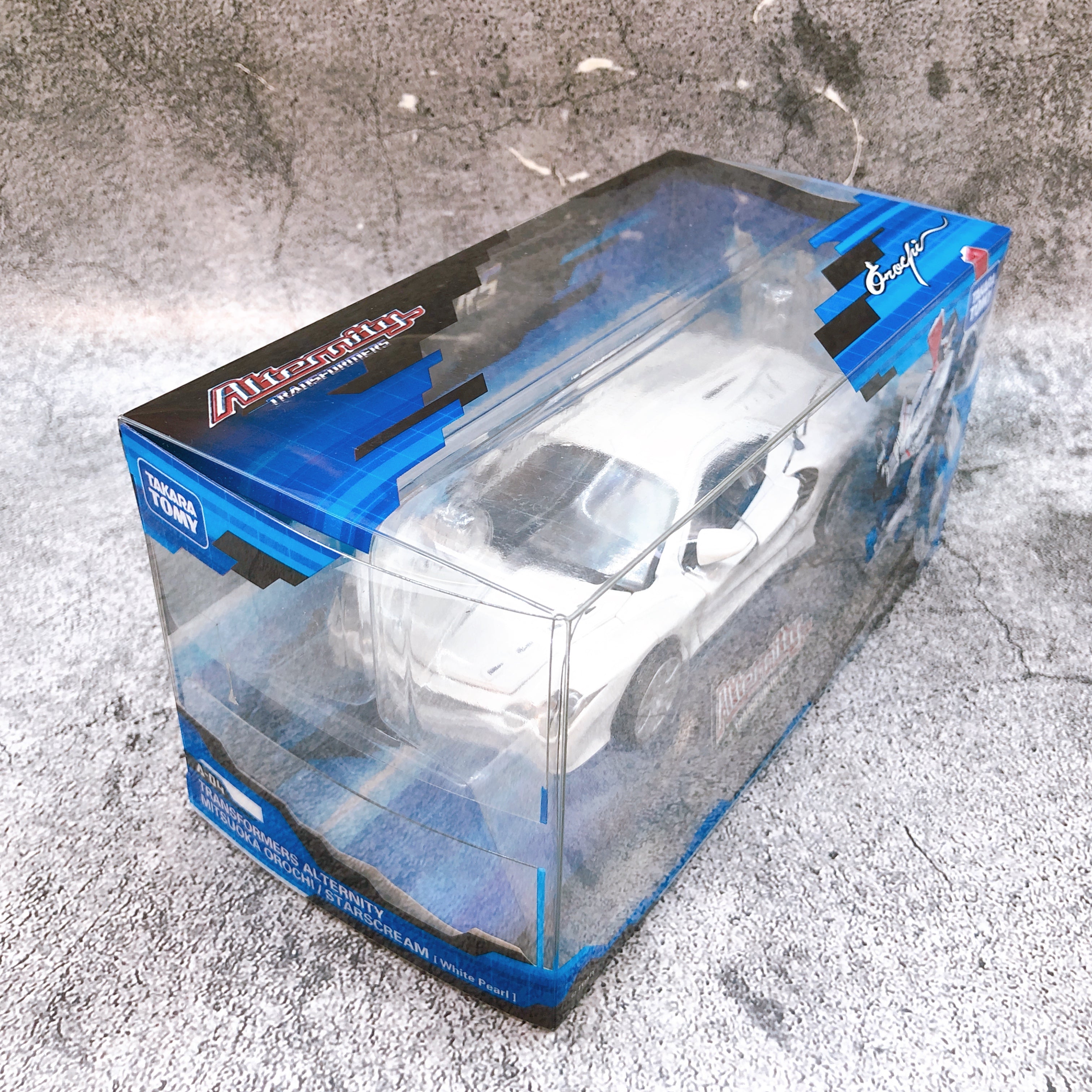 Transformers Alternity Mitsuoka Orochi Starscream White Pearl A-04 Takara Tomy