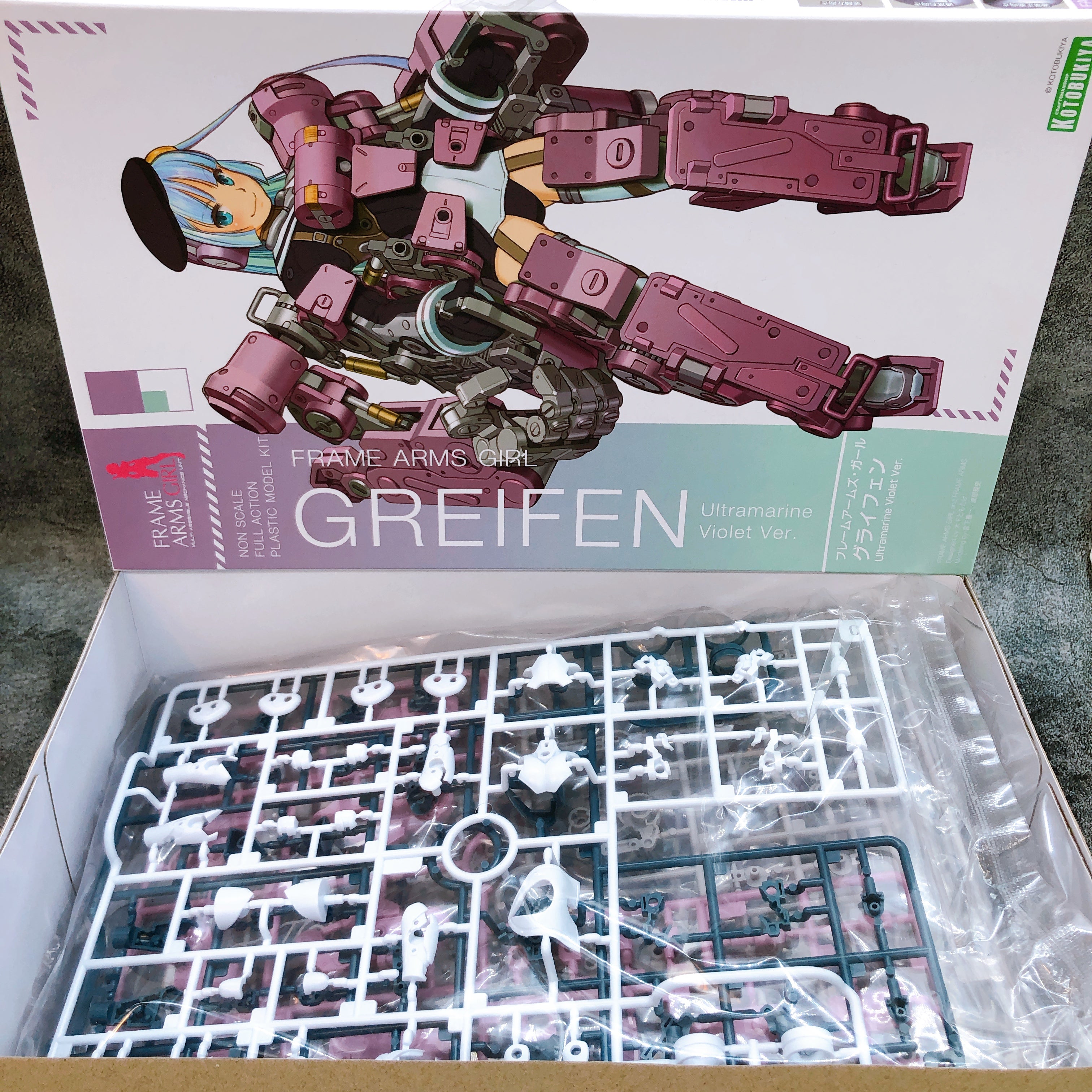 Frame Arms Girl Greifen Ultramarine Violet Ver Model Kit 15+ KOTOBUKIYA Japan
