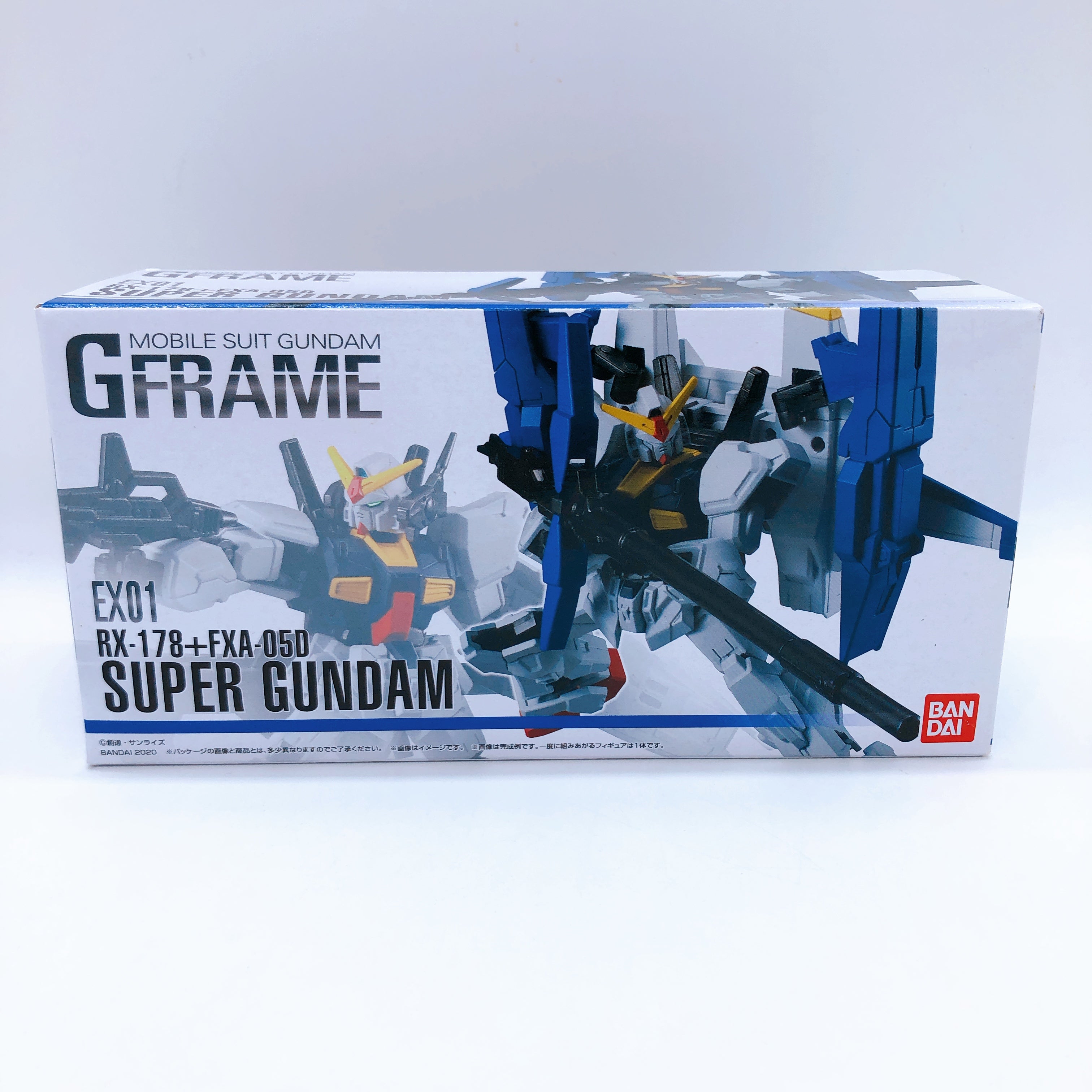 Mobile Suit Gundam G-Frame EX01 RX-178 + FXA-05D Super Gundam Bandai Japan 15+
