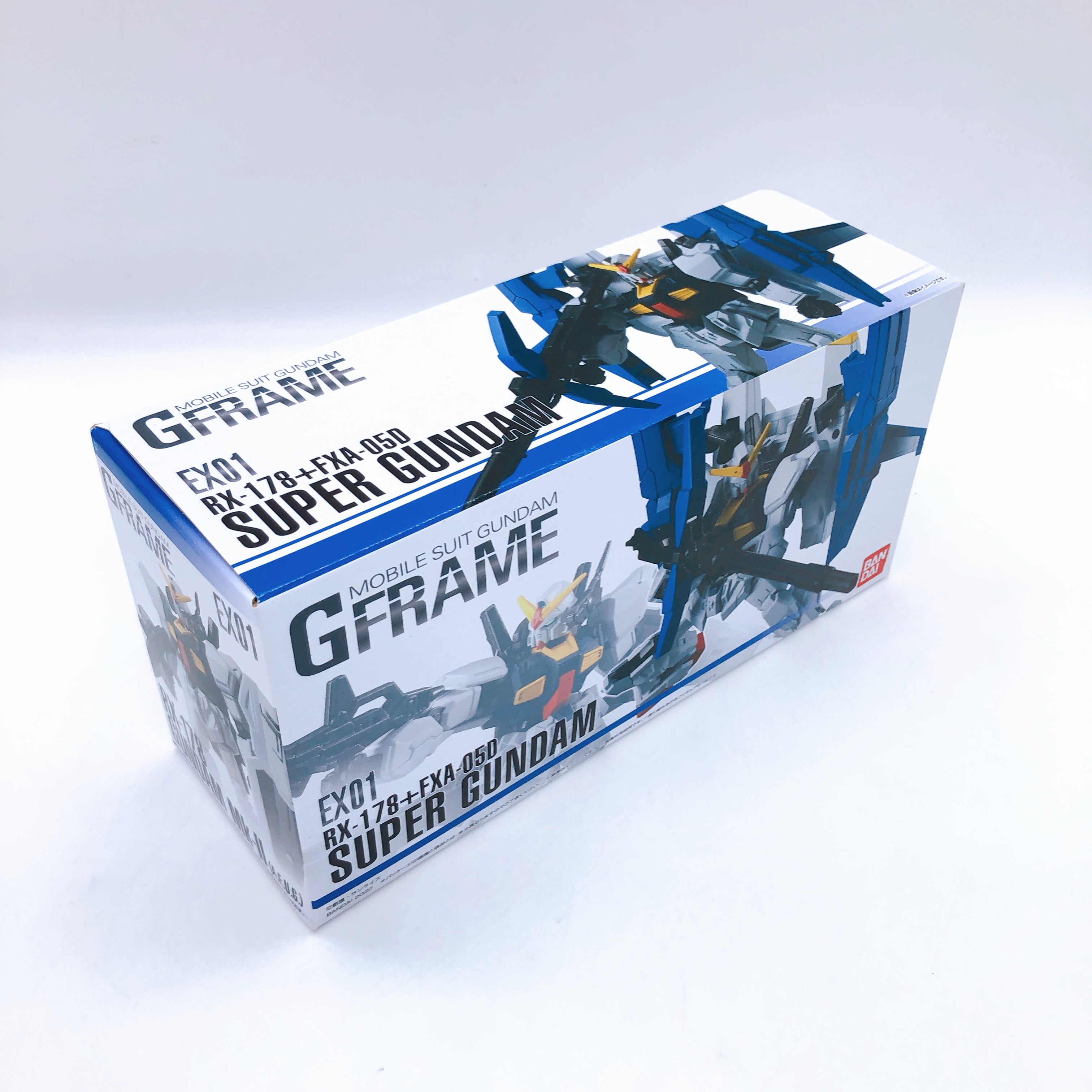 Mobile Suit Gundam G-Frame EX01 RX-178 + FXA-05D Super Gundam Bandai Japan 15+