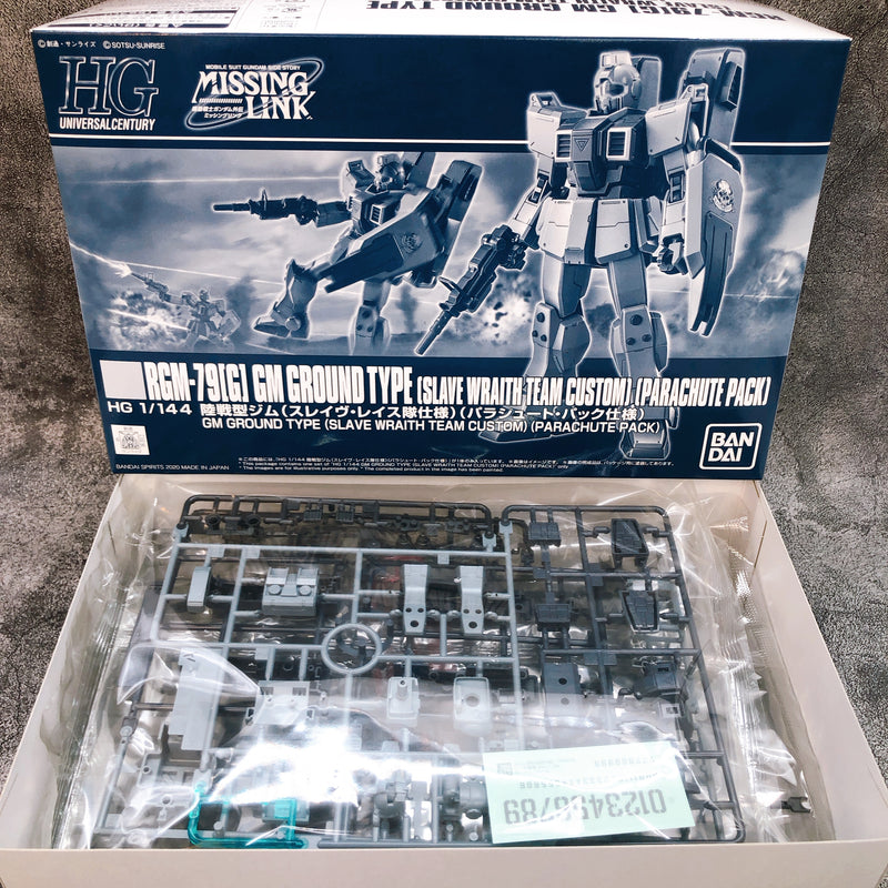 HG 1/144 GM Ground Type Slave Wraith Parachute Pack Model Kit Premium Bandai NEW