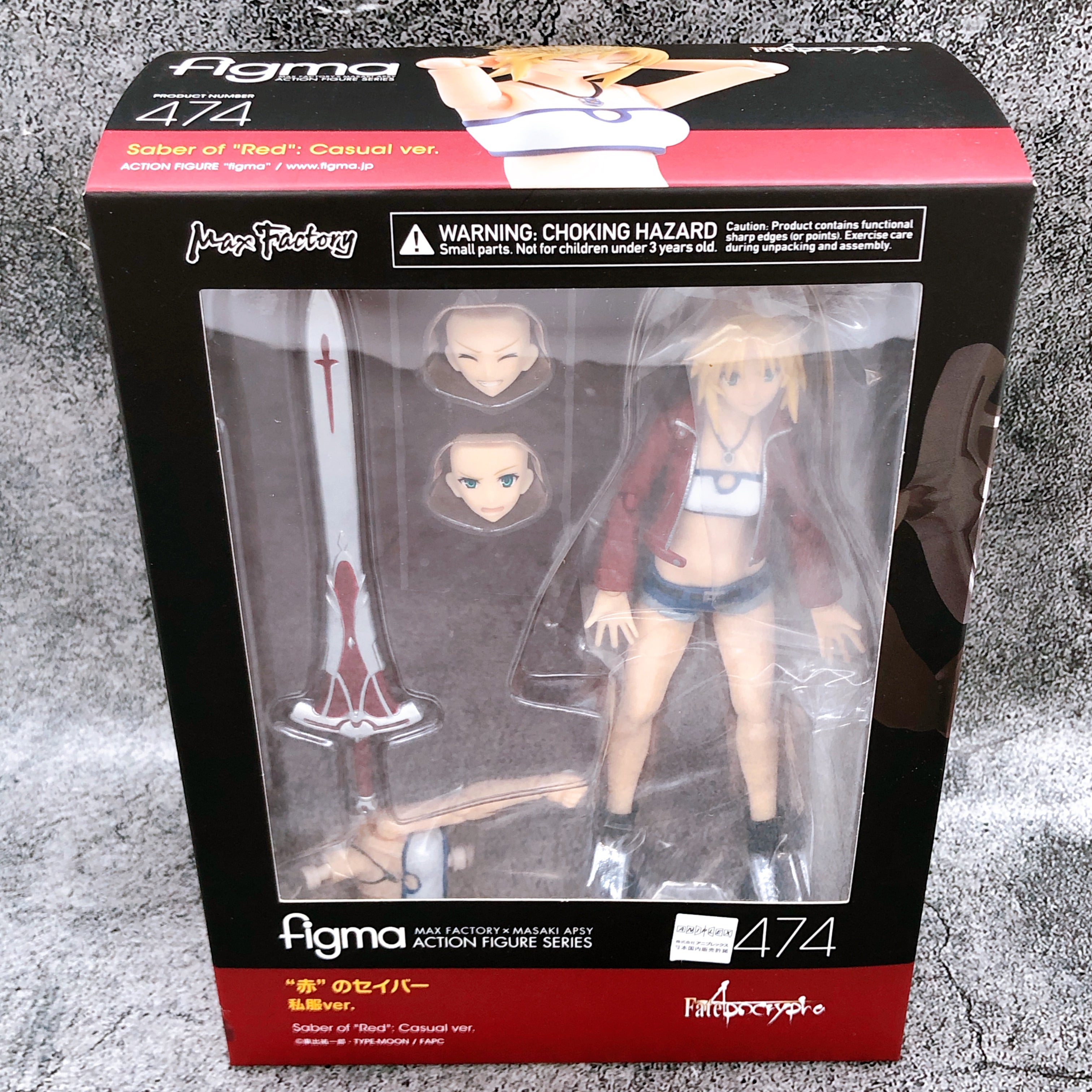 Fate/Apocrypha Saber of Red Casual Ver. figma 474 Action Figure Max Factory