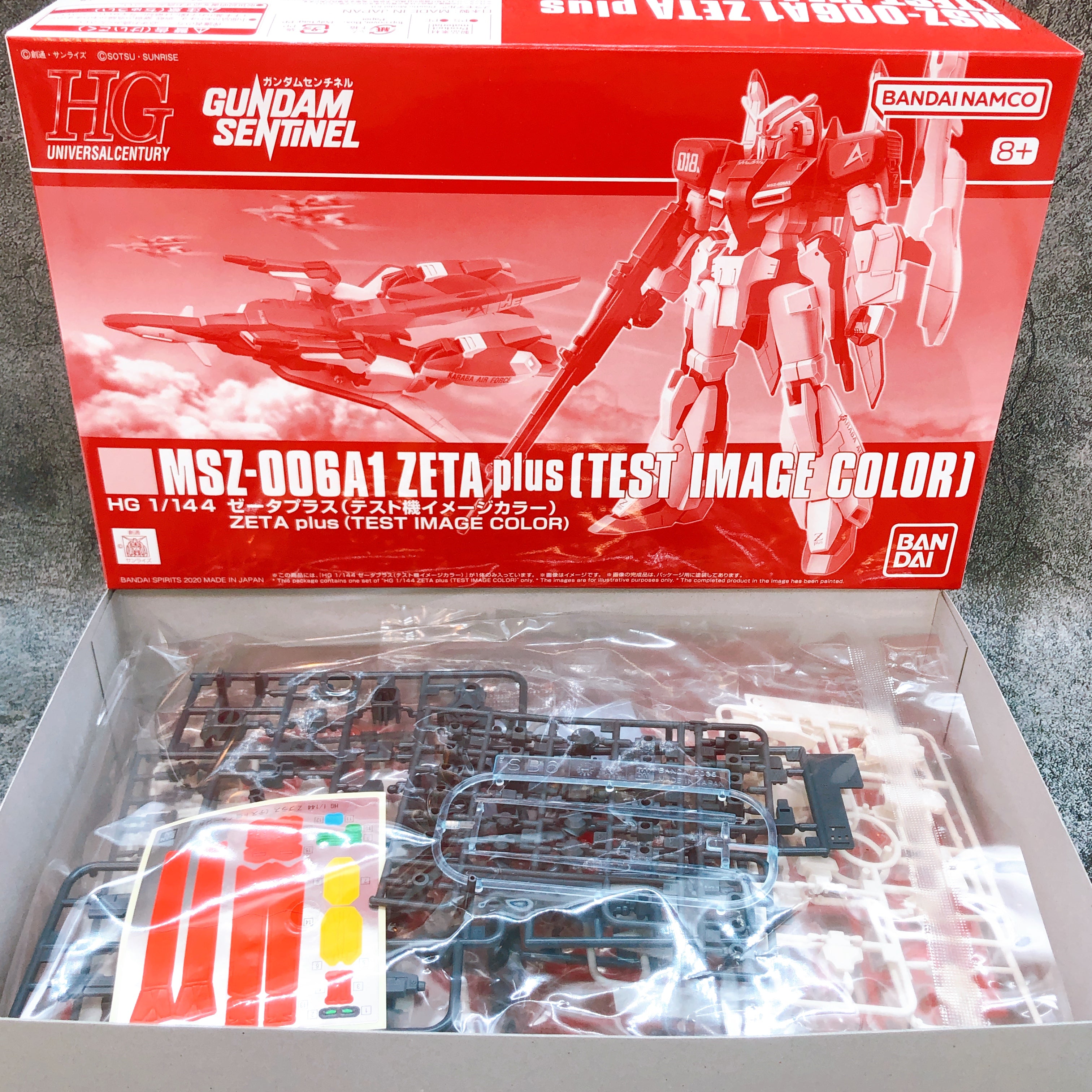 HGUC 1/144 ZETA plus Test Image Color MSZ-006A1 Model Kit Premium Bandai Japan