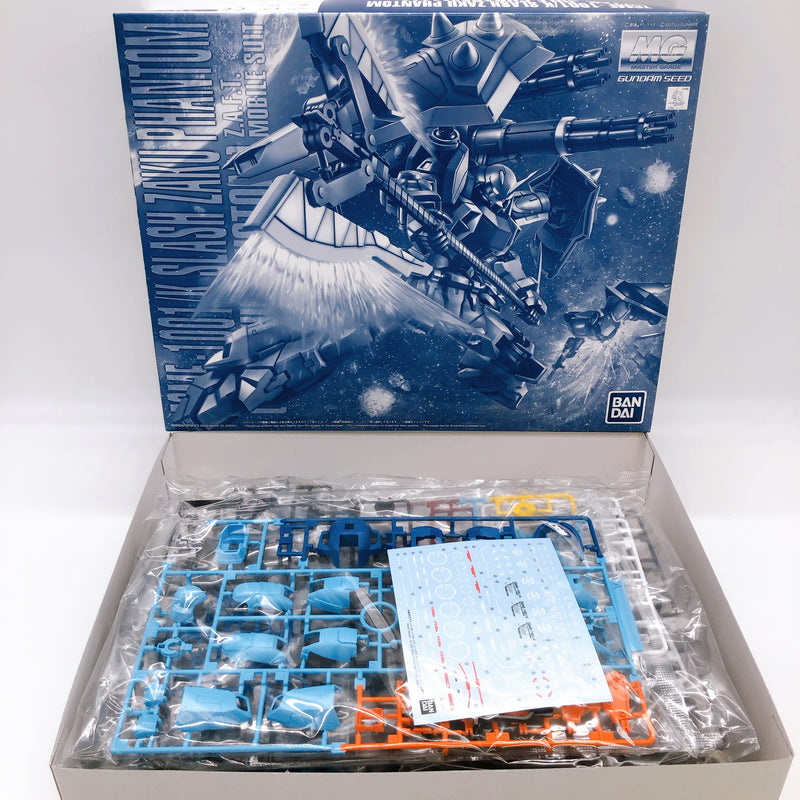 MG 1/100 Slash Zaku Phantom Yzak Jule Custom Model Kit Premium Bandai Japan NEW