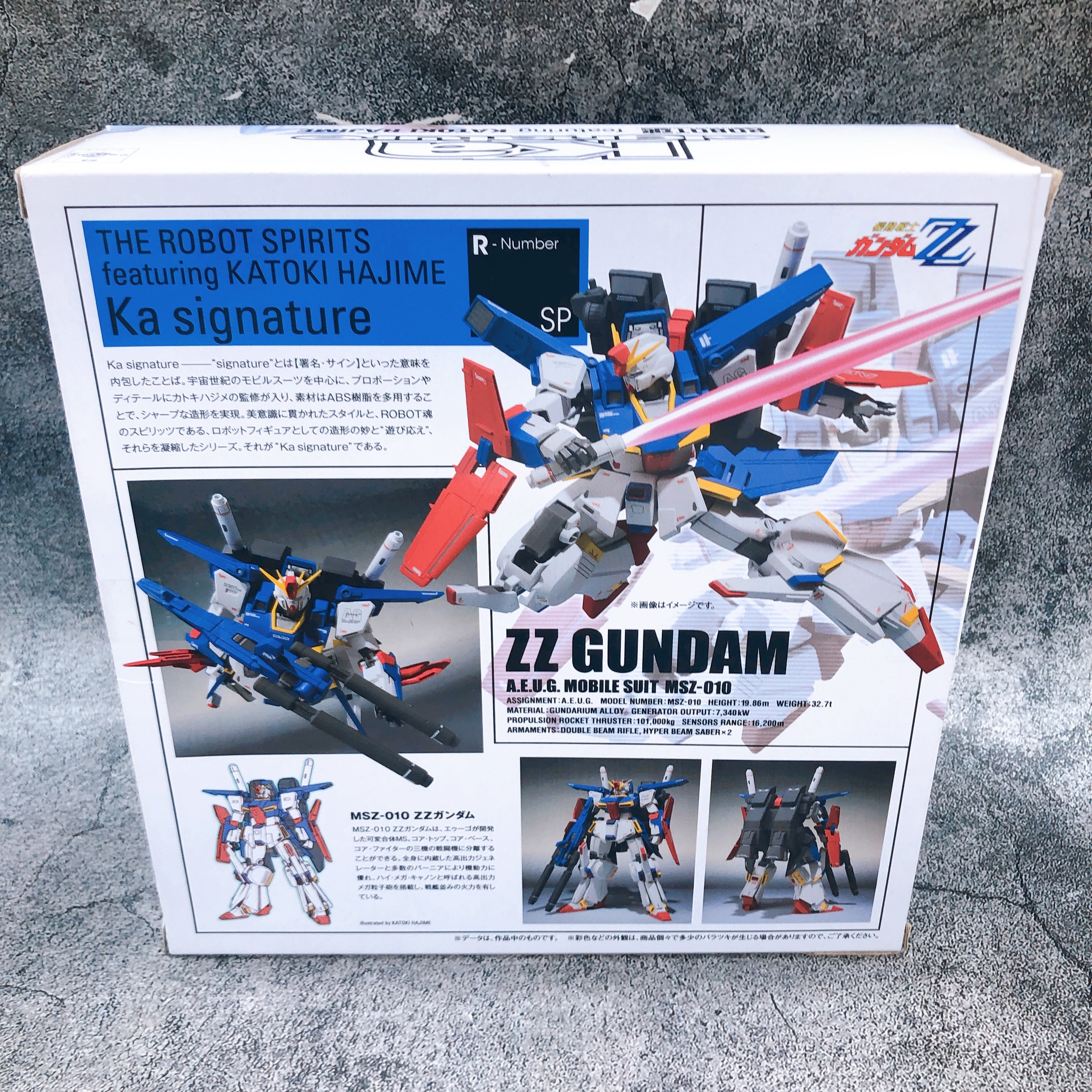 Robot Spirits Ka signature SIDE MS ZZ Gundam Action Figure BANDAI Japan Sealed