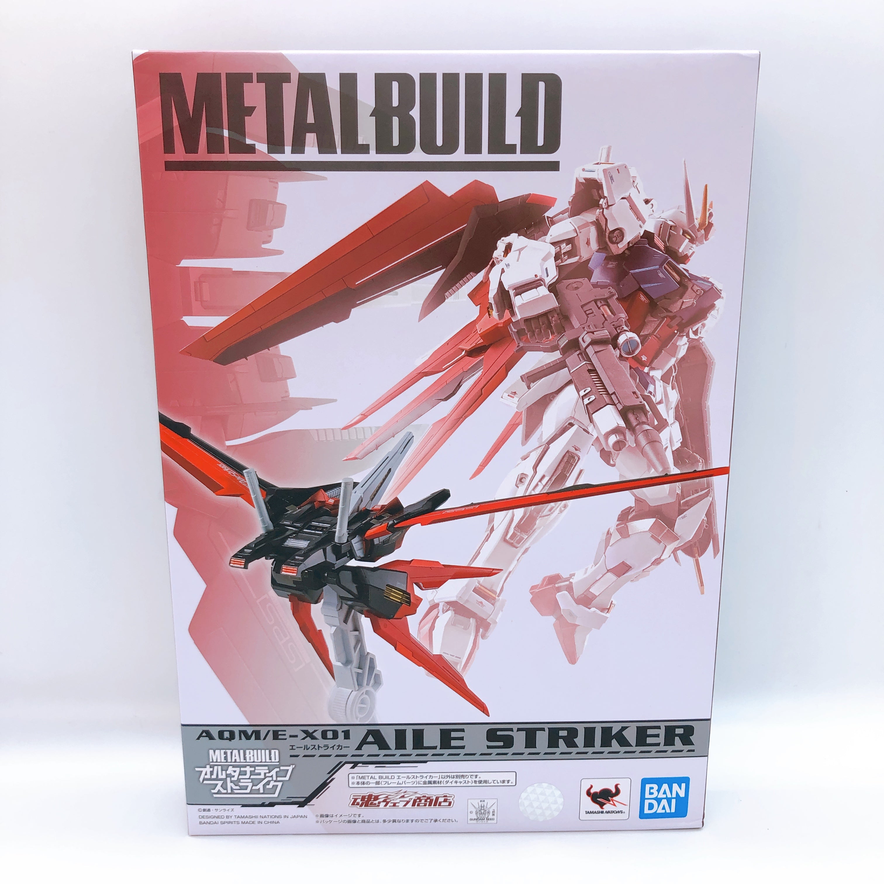 METAL BUILD Aile Striker AQM/E-X01 Gundam Seed Action Figure 15+ Bandai Sealed